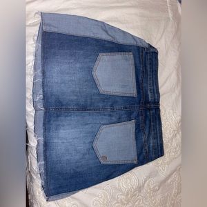 Blue jean skirt